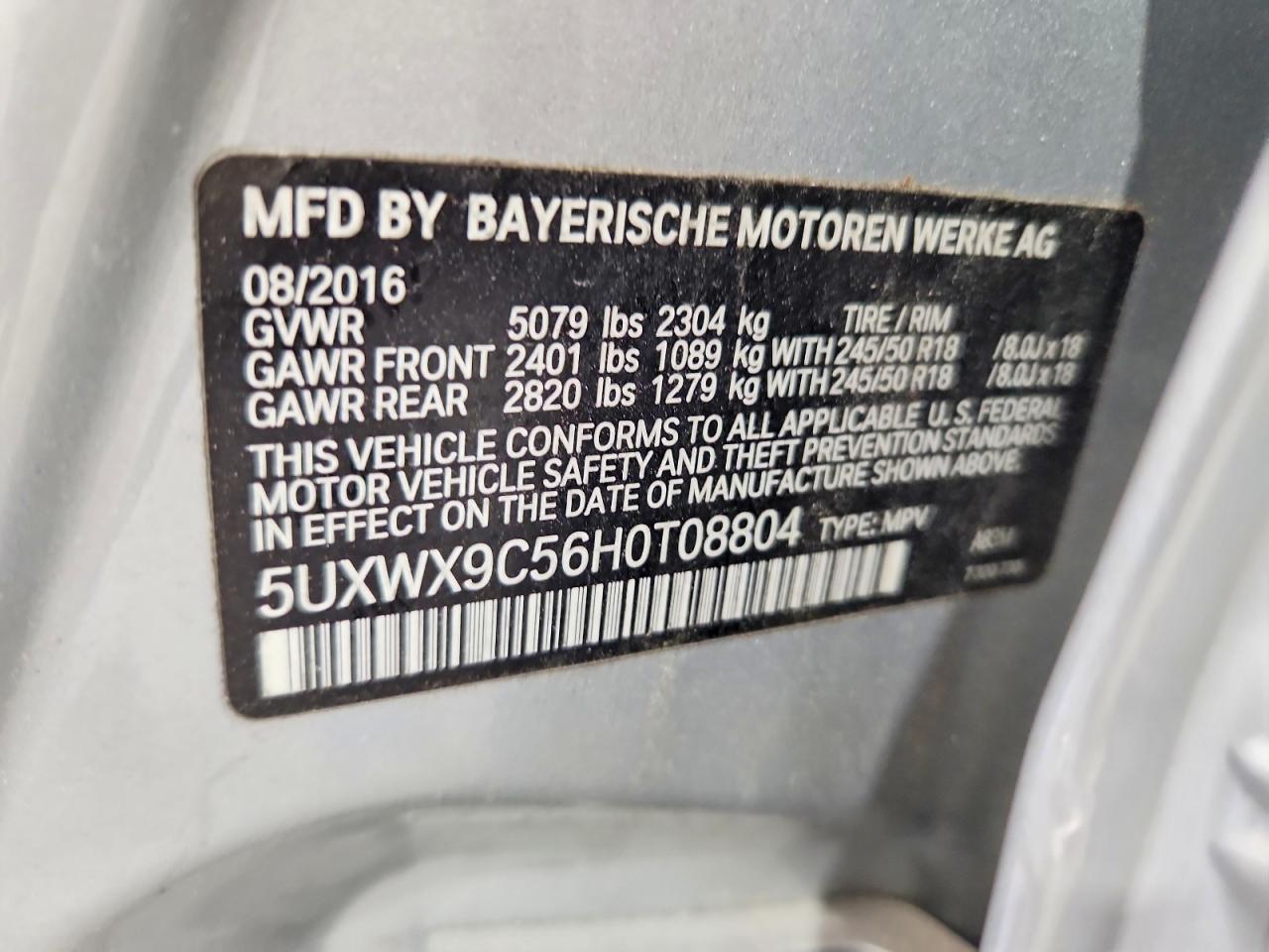 2017 BMW X3 xDrive28I - zdjęcie 13