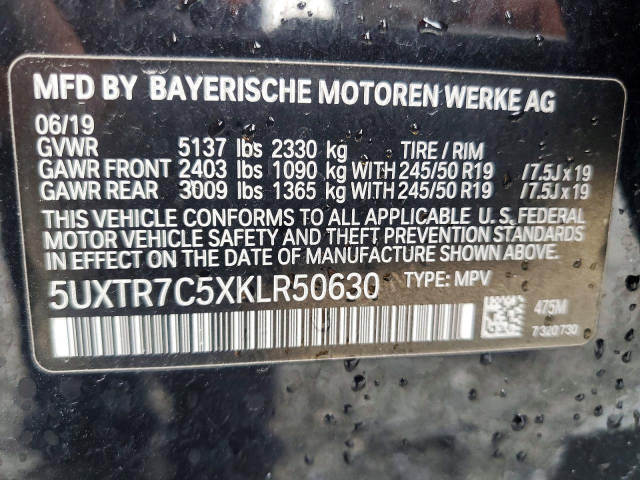 2019 BMW X3 Sdrive30I - zdjęcie 14