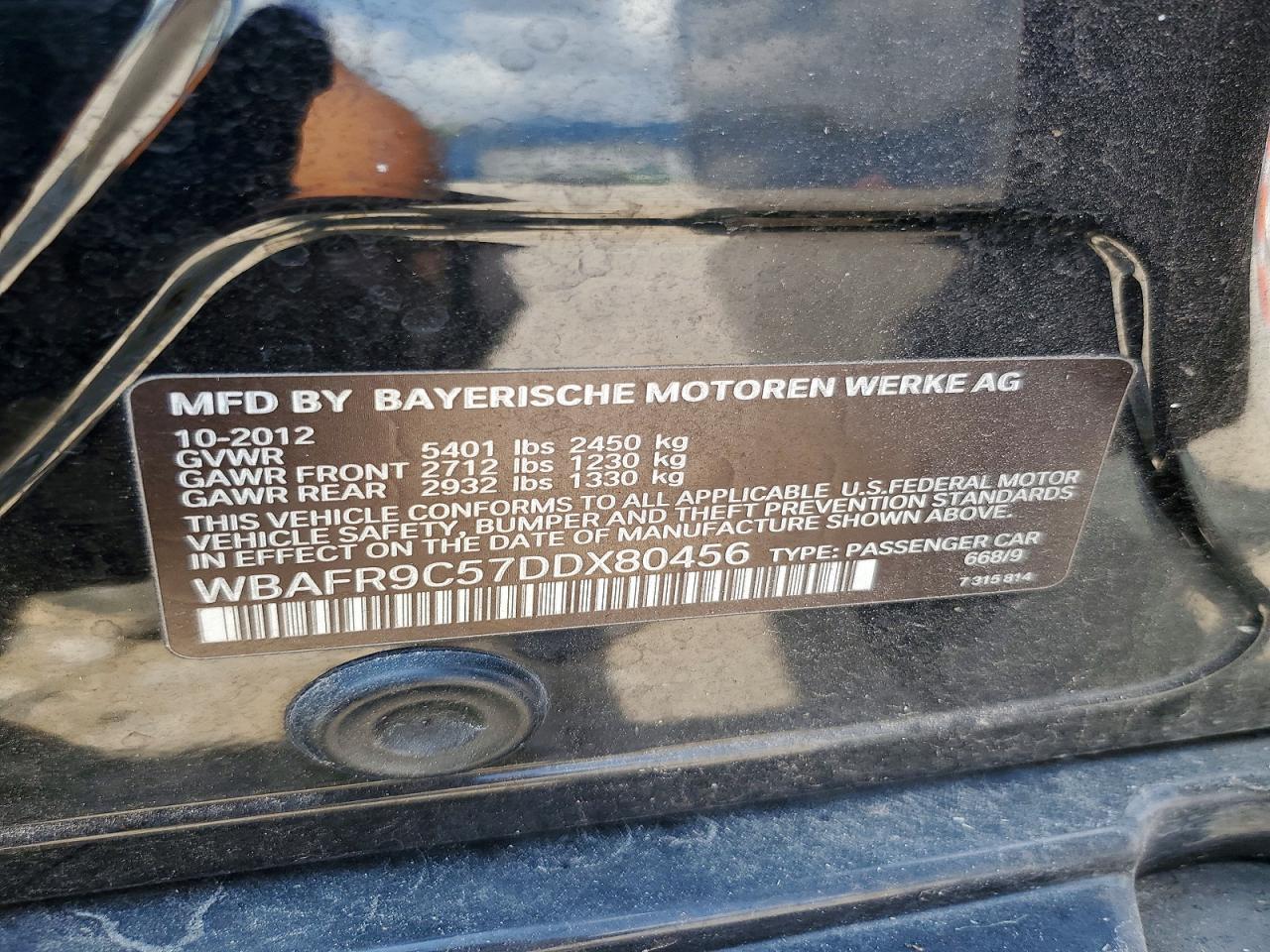 2013 BMW 550 I - zdjęcie 12