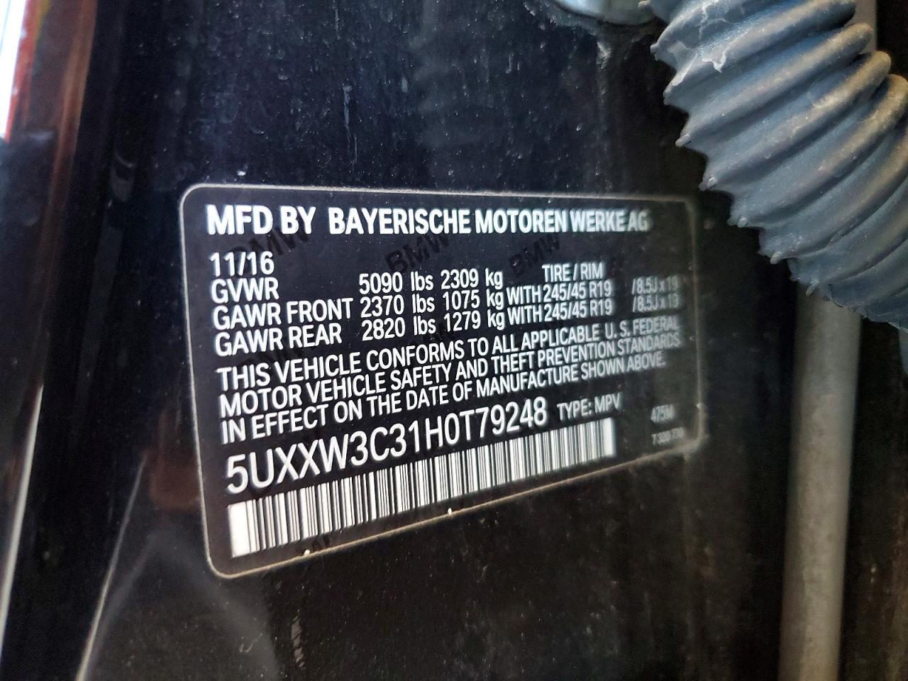 2017 BMW X4 xDrive28I - zdjęcie 13