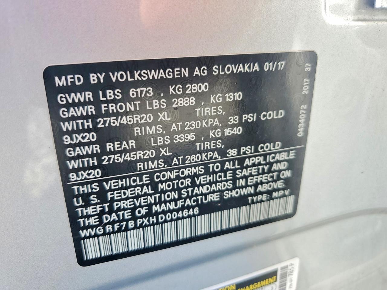 2017 Volkswagen Touareg Wolfsburg - zdjęcie 12