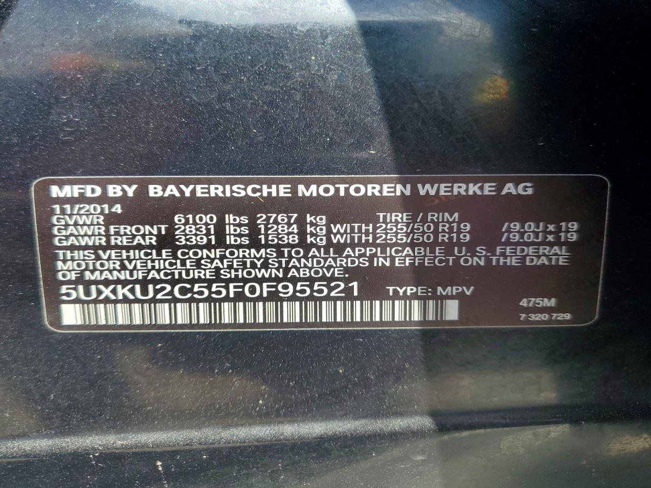 2015 BMW X6 xDrive35I - zdjęcie 13