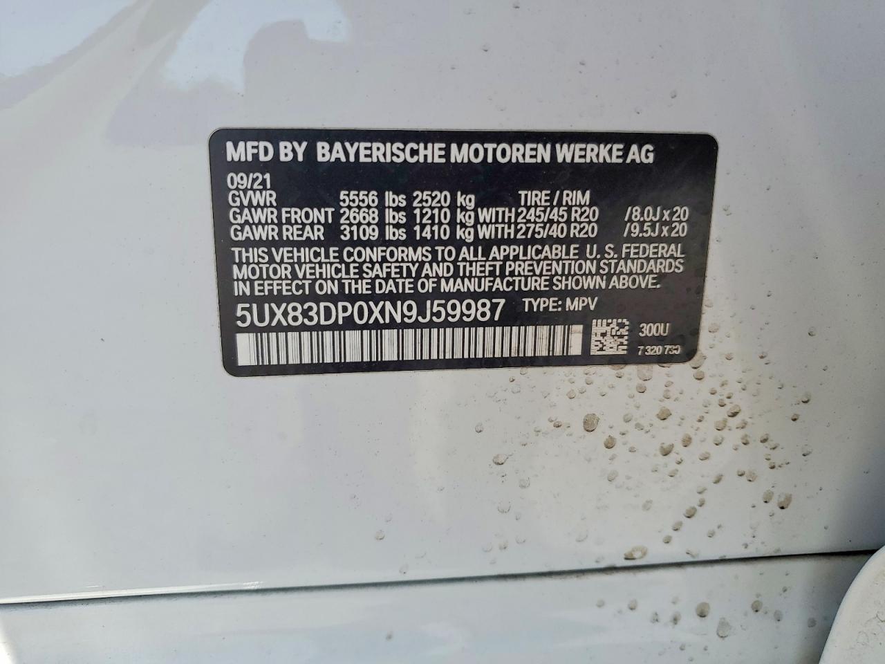 2022 BMW X3 M40I - zdjęcie 13