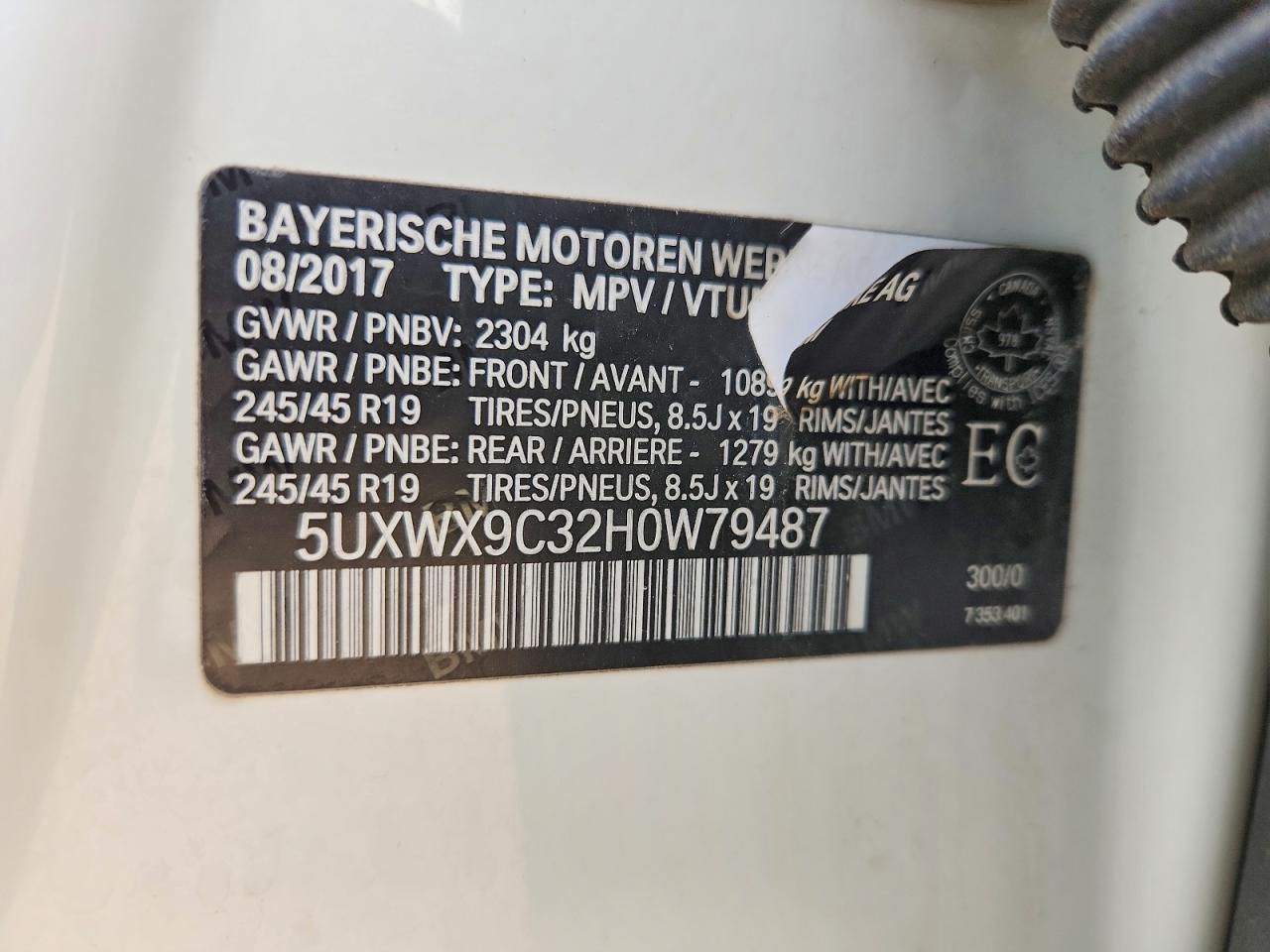 2017 BMW X3 xDrive28I - zdjęcie 14