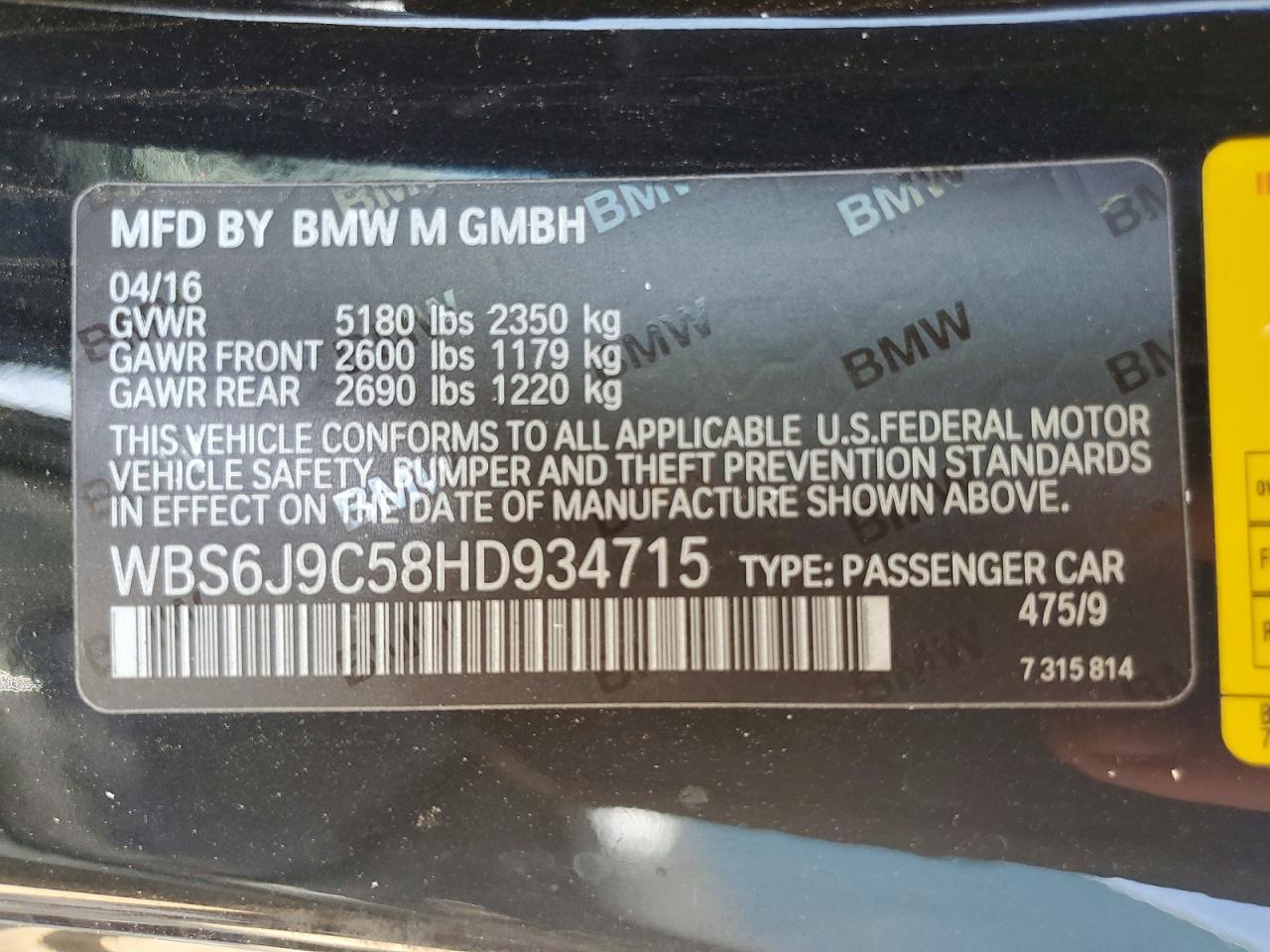 2017 BMW M6 - zdjęcie 12