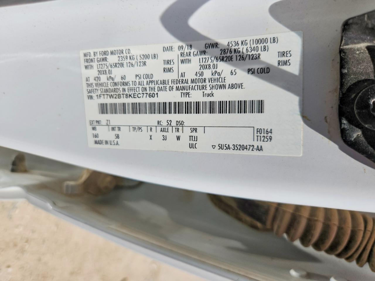 2019 Ford F250 Super Duty - zdjęcie 12
