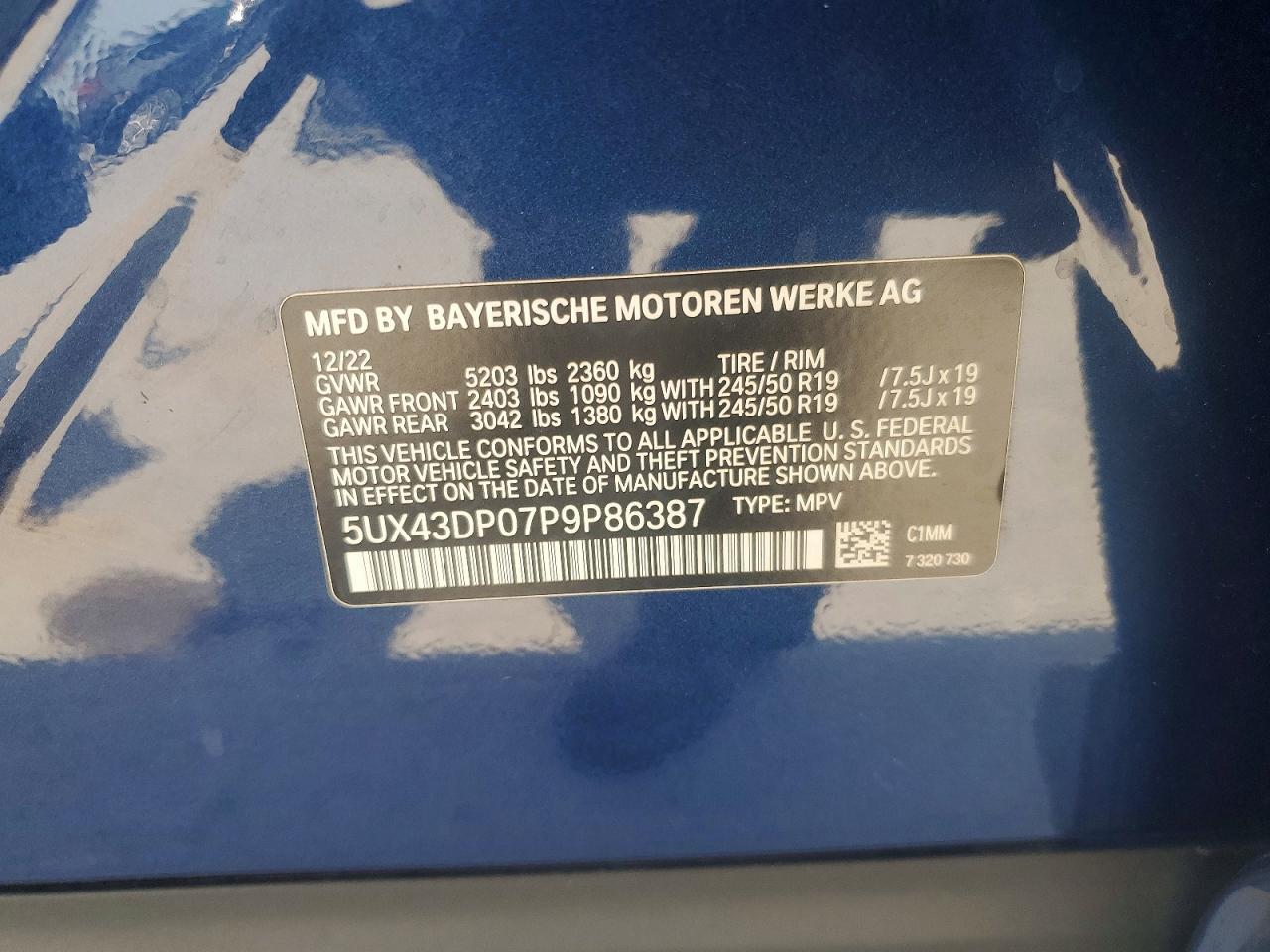 2023 BMW X3 Sdrive30I - zdjęcie 12