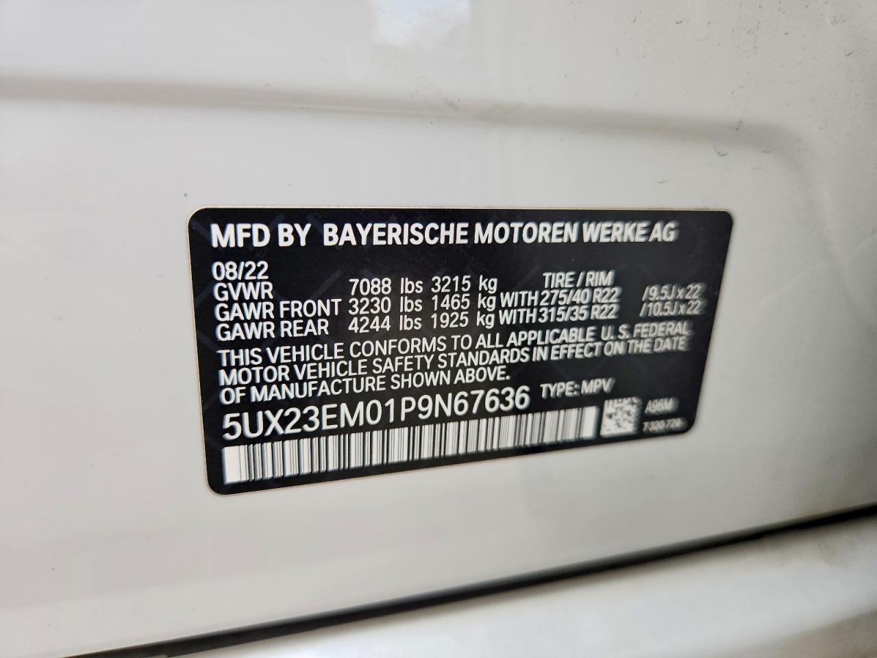 2023 BMW X7 xDrive40I - zdjęcie 13