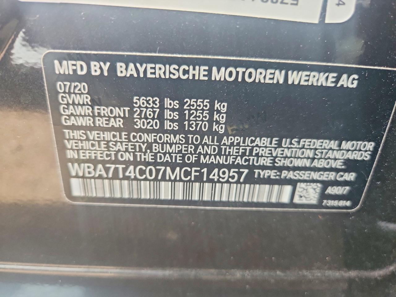 2021 BMW Seria 7 740i - zdjęcie 12