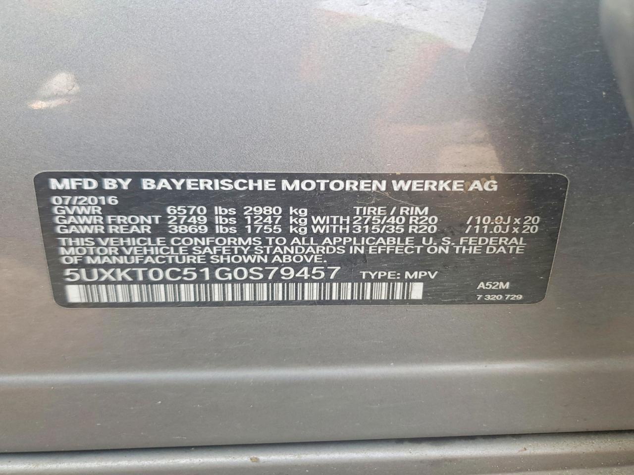 2016 BMW X5 Xdr40E - zdjęcie 13