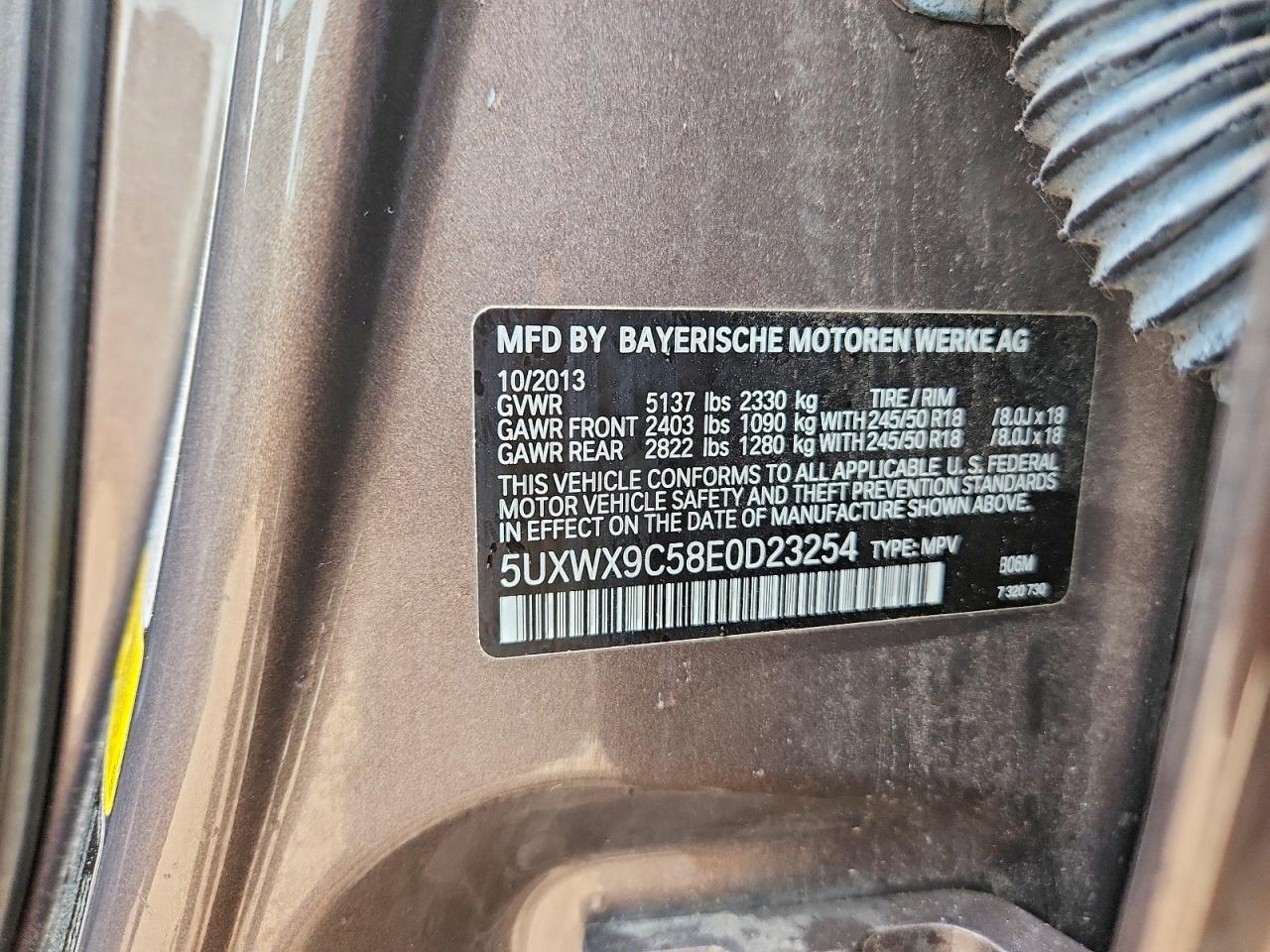 2014 BMW X3 xDrive28I - zdjęcie 12