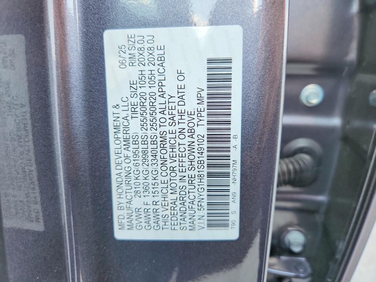 2025 Honda Pilot Elite - zdjęcie 13