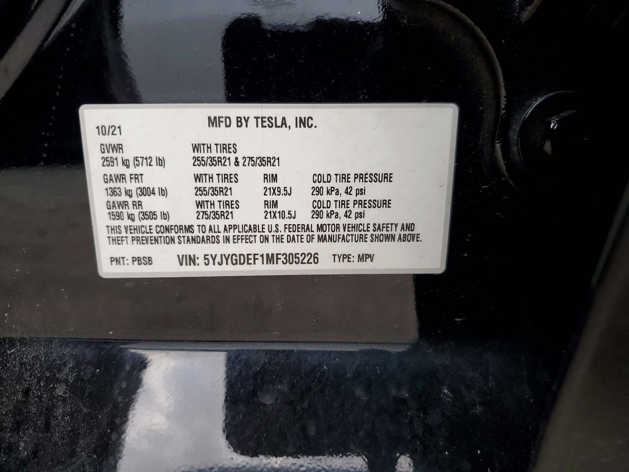 2021 Tesla Model Y - zdjęcie 14