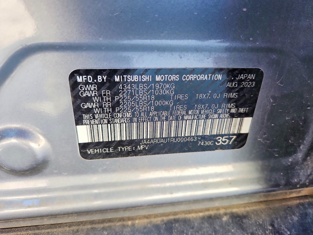 2024 Mitsubishi Outlander Sport S/Se - zdjęcie 12