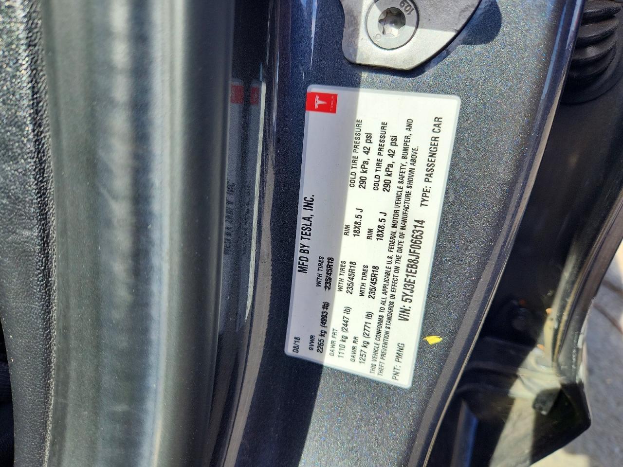 2018 Tesla Model 3 - zdjęcie 12