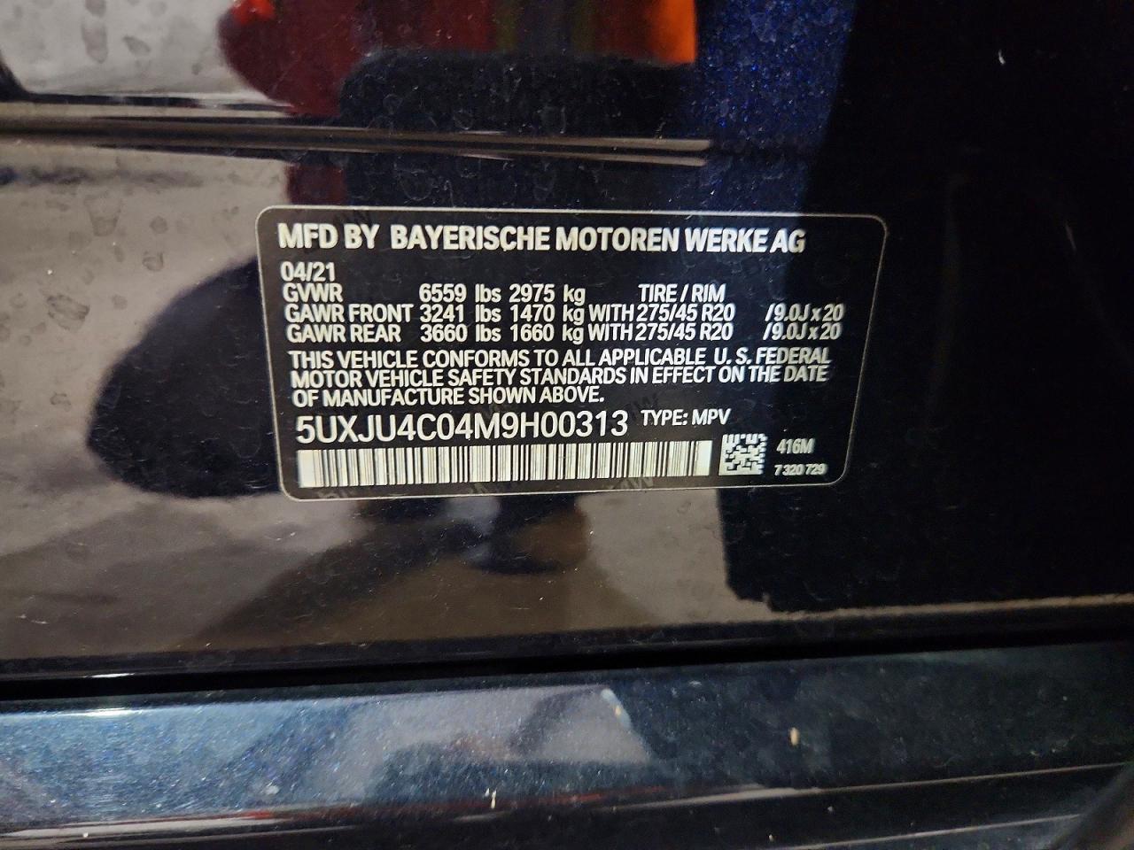 2021 BMW X5 M50I - zdjęcie 13