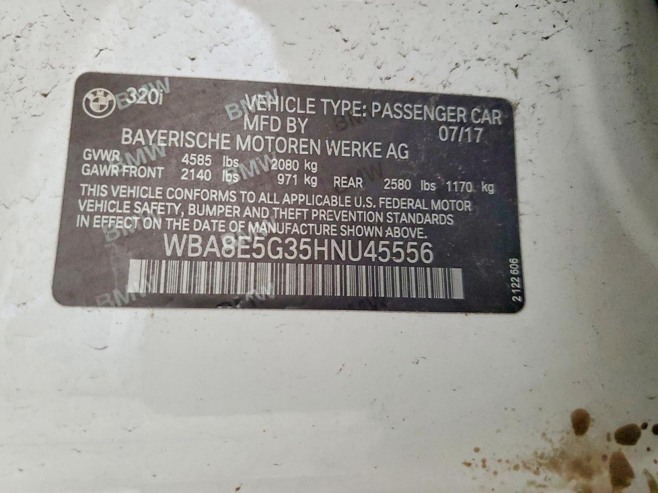 2017 BMW Seria 3 320i - zdjęcie 12