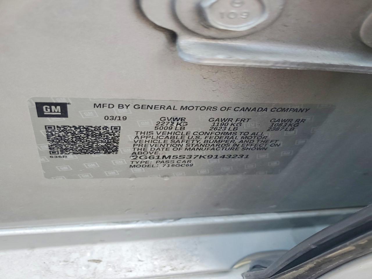 2019 Cadillac Xts Luxury - zdjęcie 12