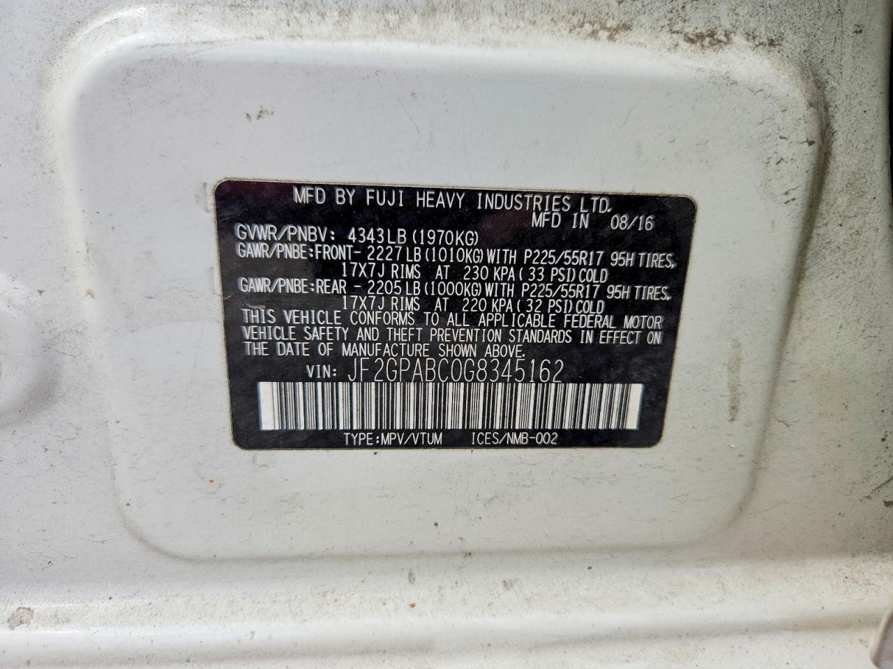 2016 Subaru Crosstrek Premium - zdjęcie 12