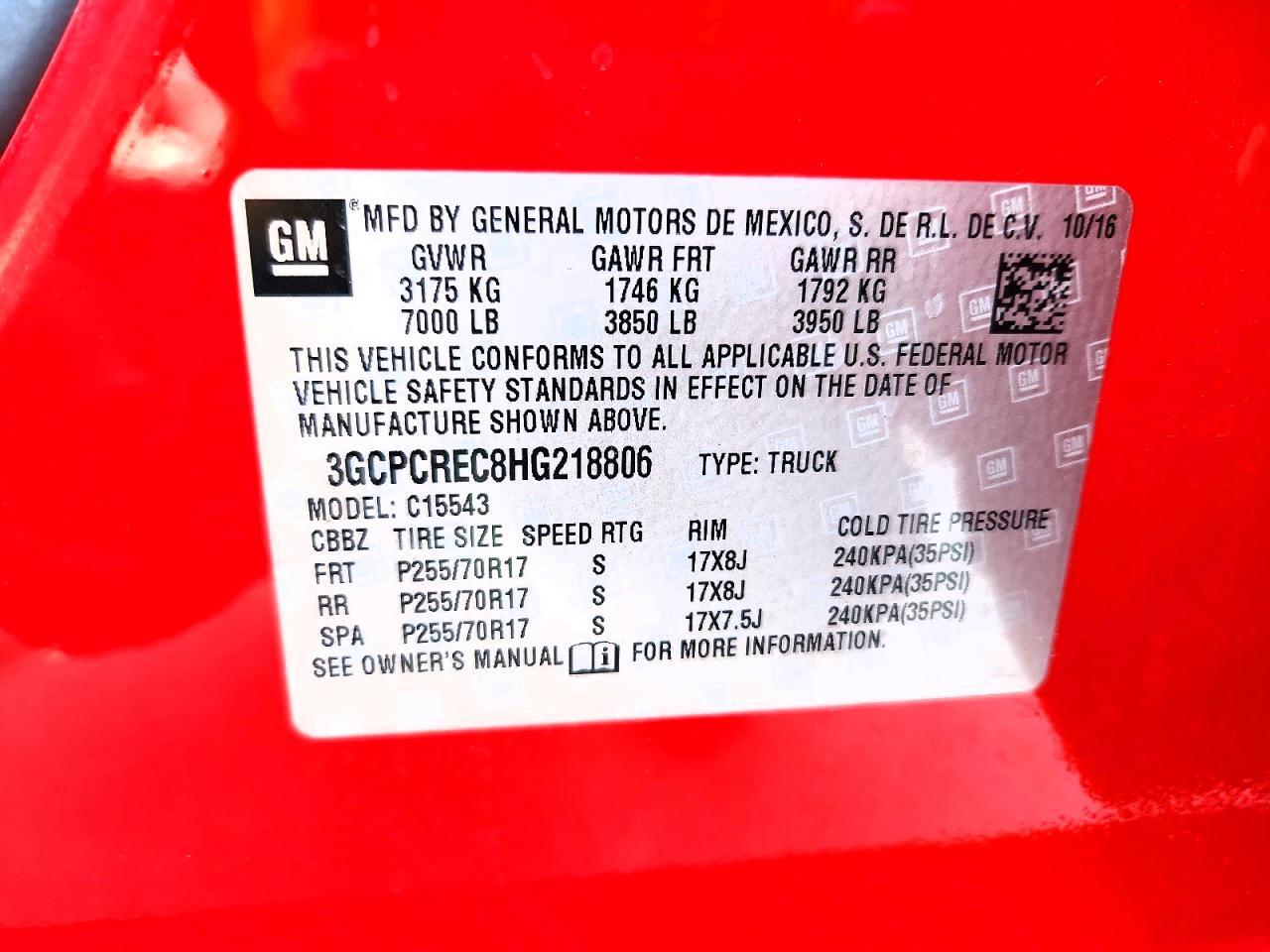 2017 Chevrolet Silverado C1500 Lt - zdjęcie 12