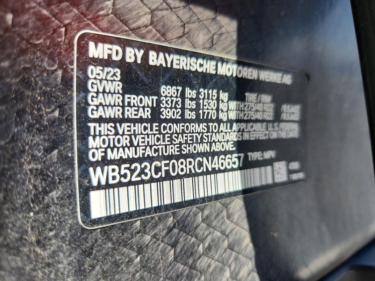 2024 BMW Ix xDrive50 - zdjęcie 14
