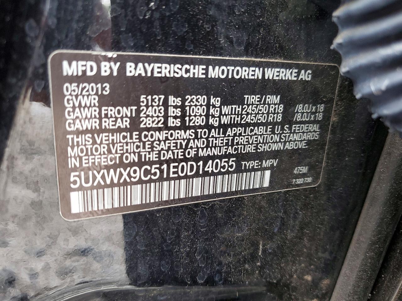 2014 BMW X3 xDrive28I - zdjęcie 12