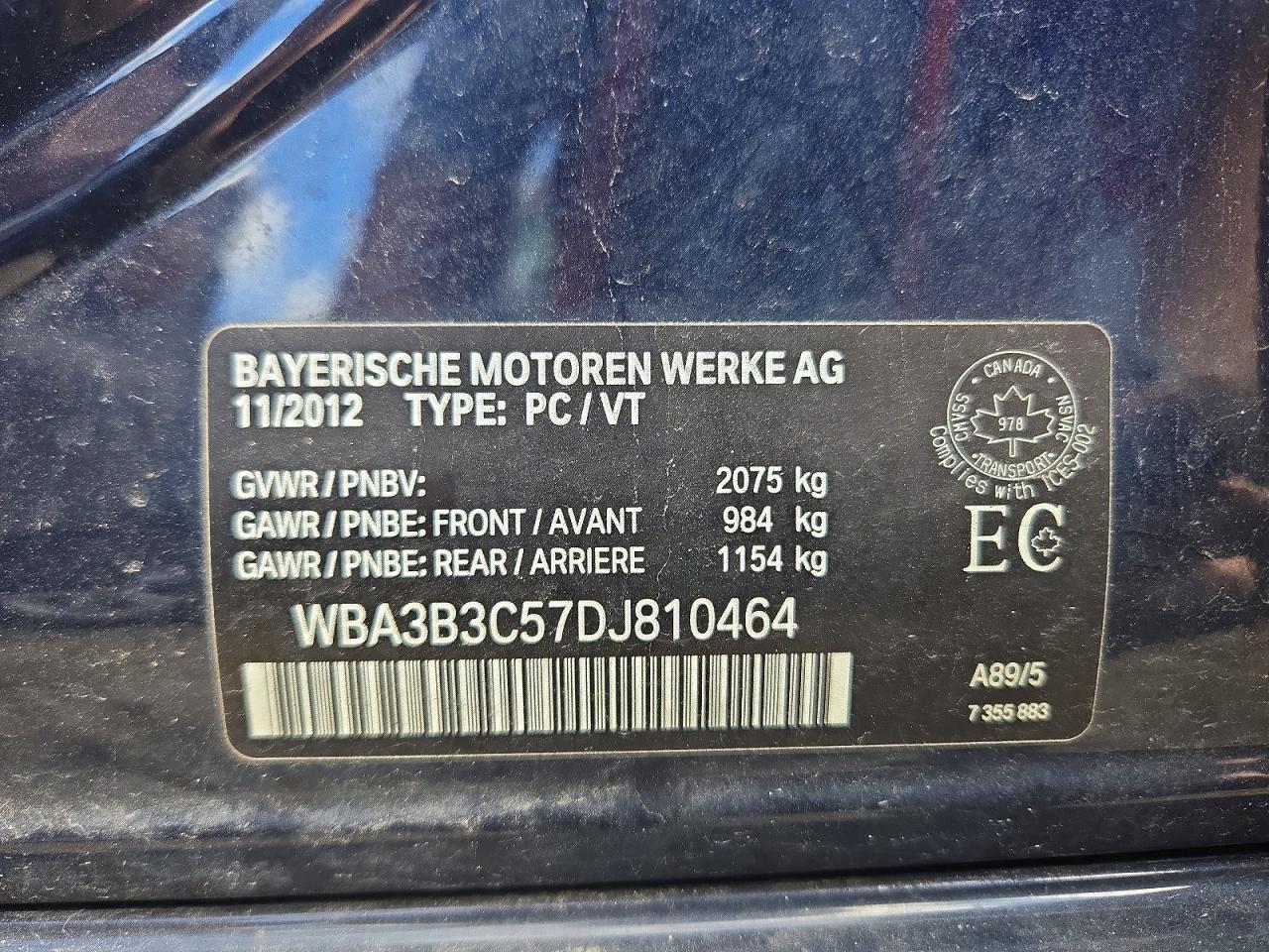 2013 BMW Seria 3 328i - zdjęcie 13