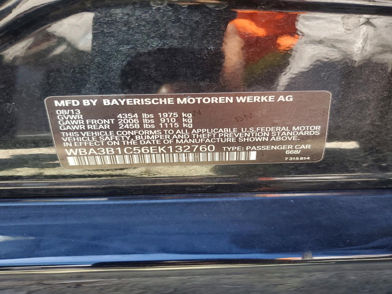 2014 BMW 320 I - zdjęcie 12
