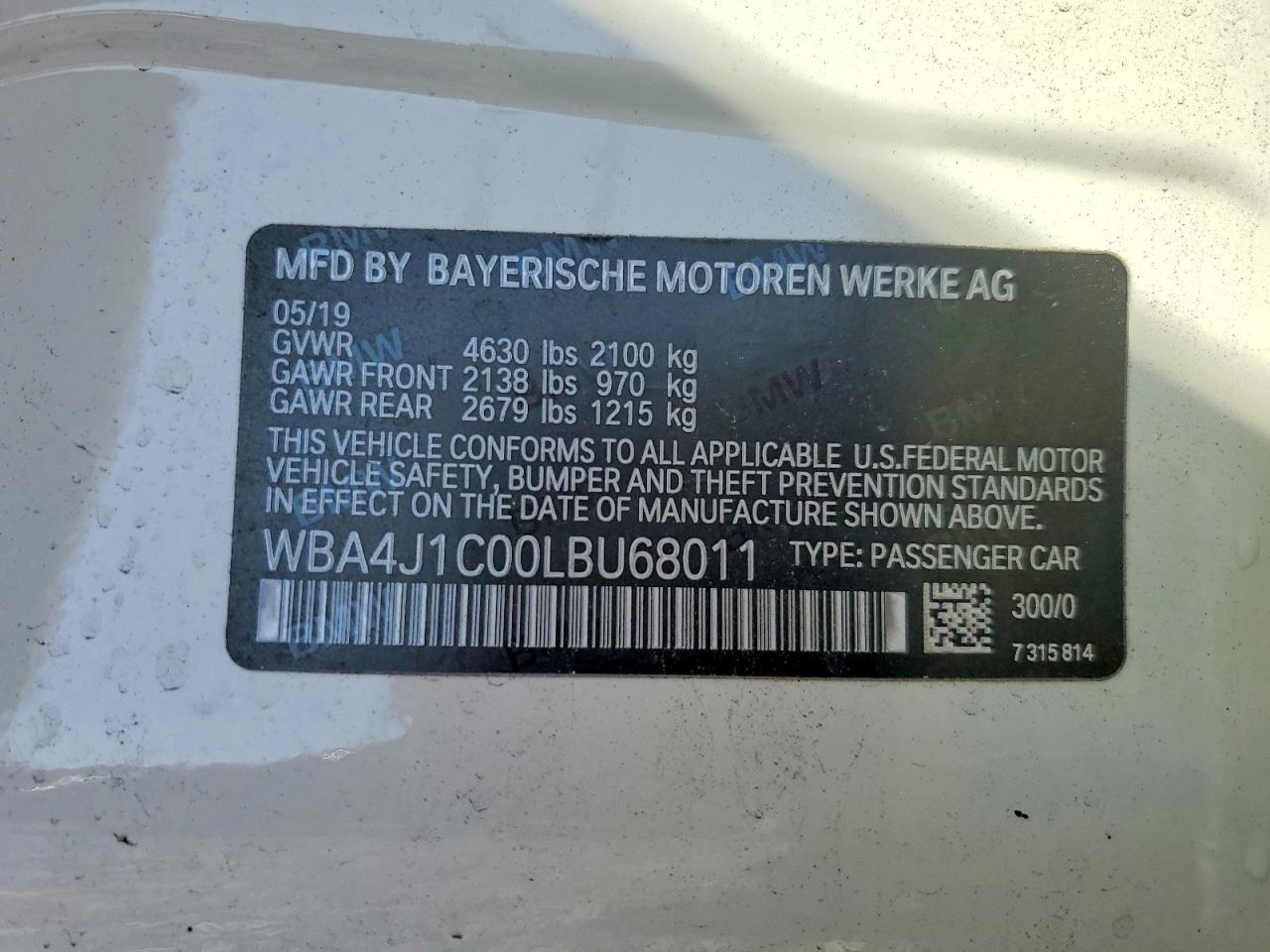 2020 BMW 430I Gran Coupe - zdjęcie 13