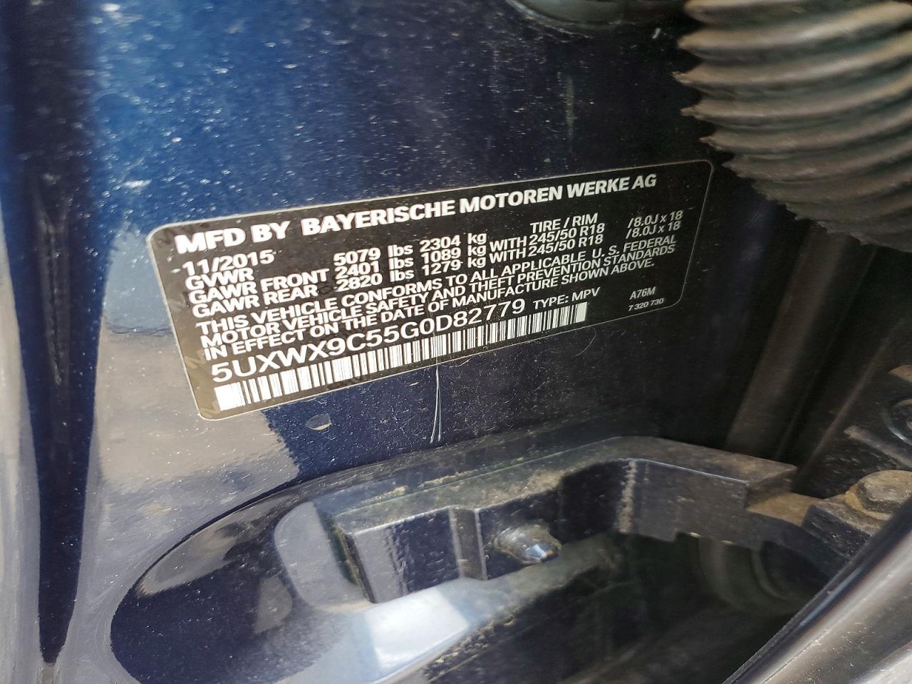 2016 BMW X3 xDrive28I - zdjęcie 12