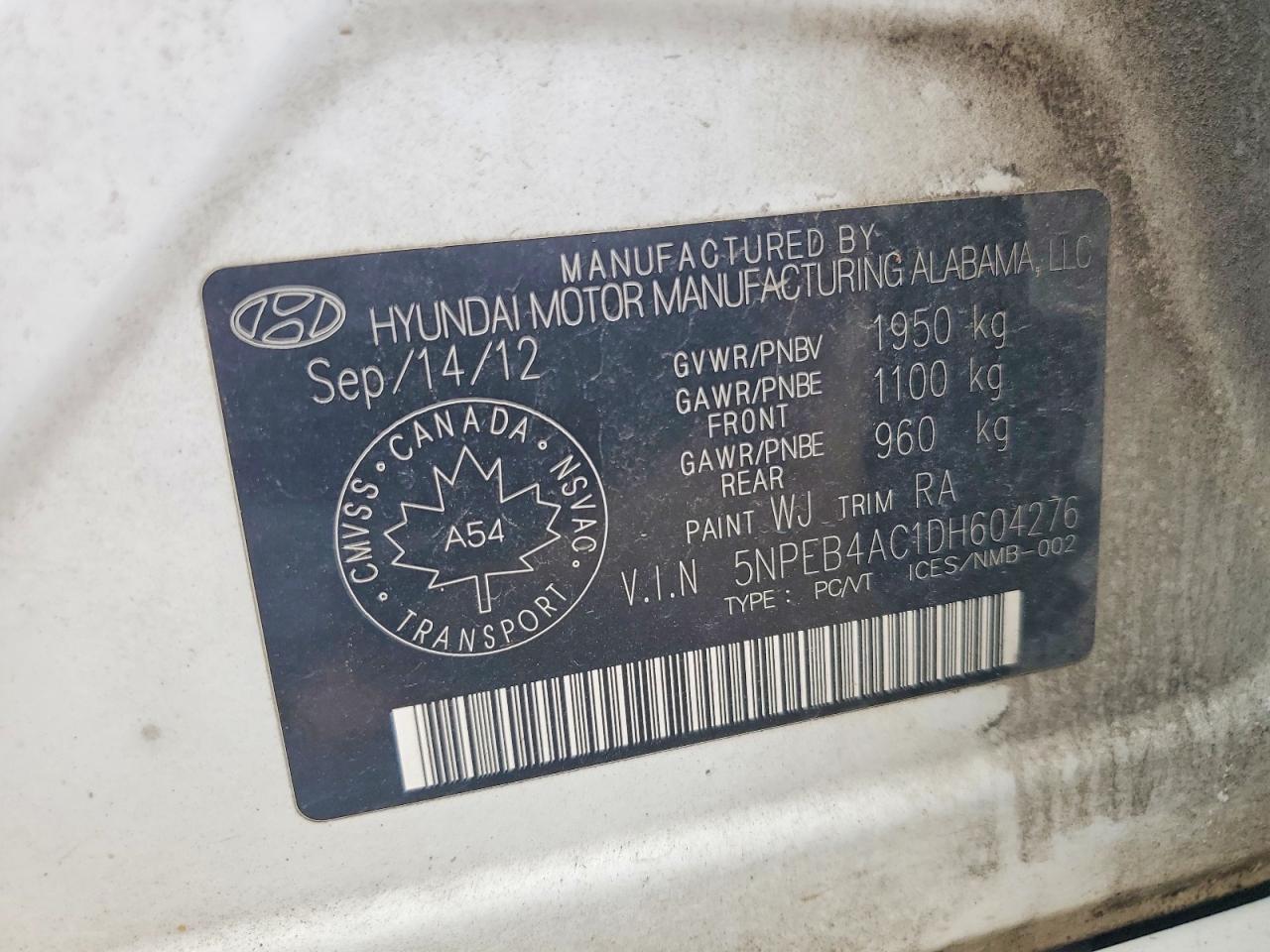 2013 Hyundai Sonata Gls - zdjęcie 12