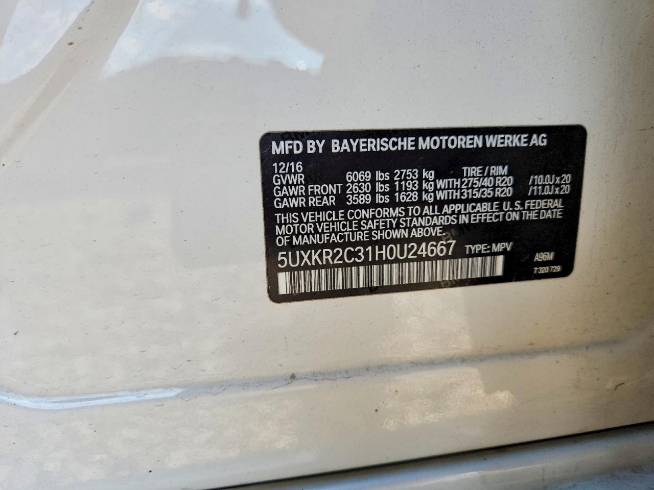2017 BMW X5 Sdrive35I - zdjęcie 13