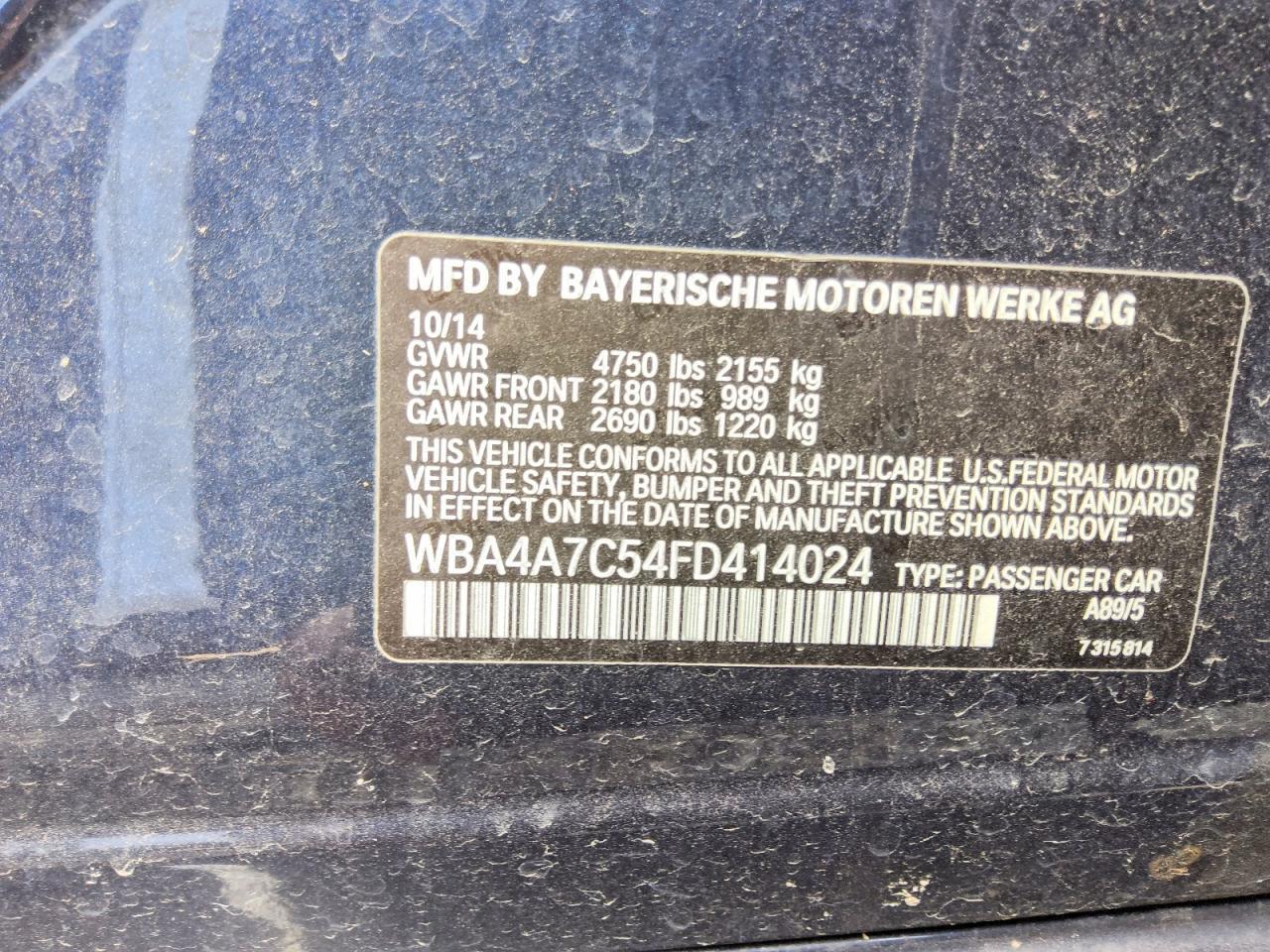 2015 BMW Seria 4 428i - zdjęcie 12