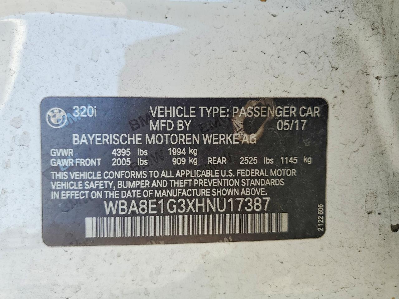 2017 BMW 320 I - zdjęcie 12