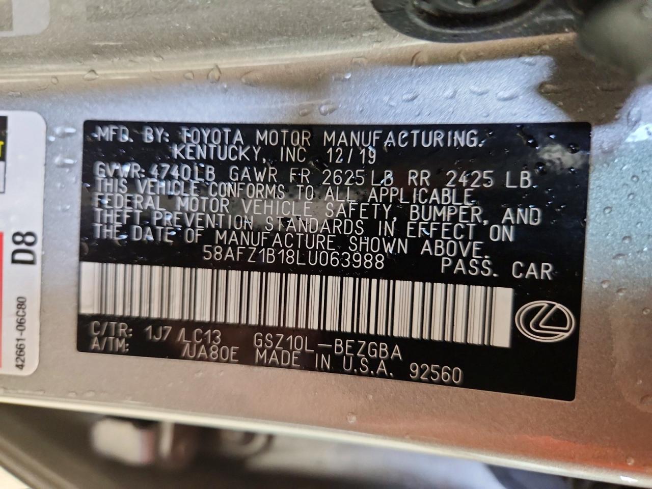 2020 Lexus Es 350 Ultra Luxury - zdjęcie 13