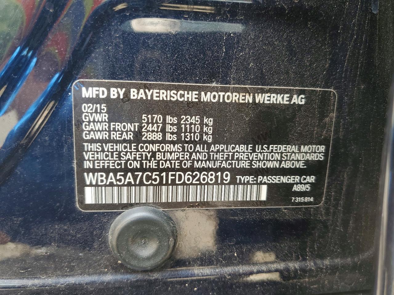 2016 BMW Seria 5 528i - zdjęcie 12