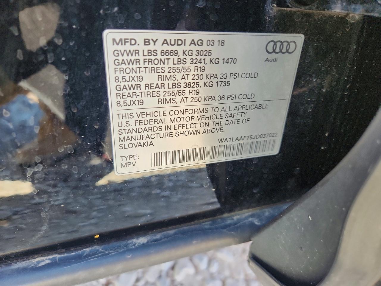 2018 Audi Q7 Premium Plus - zdjęcie 13