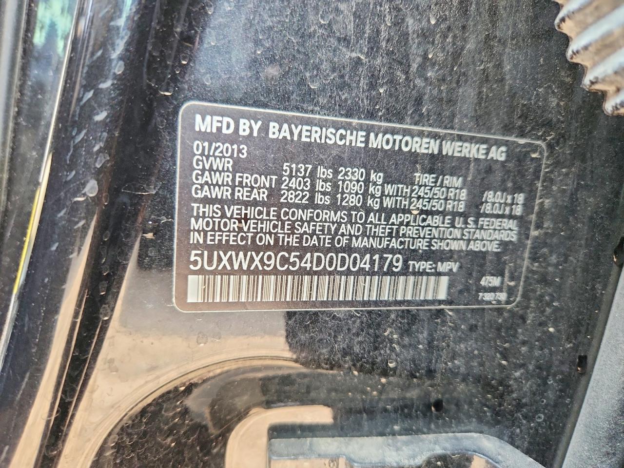 2013 BMW X3 xDrive28I - zdjęcie 12