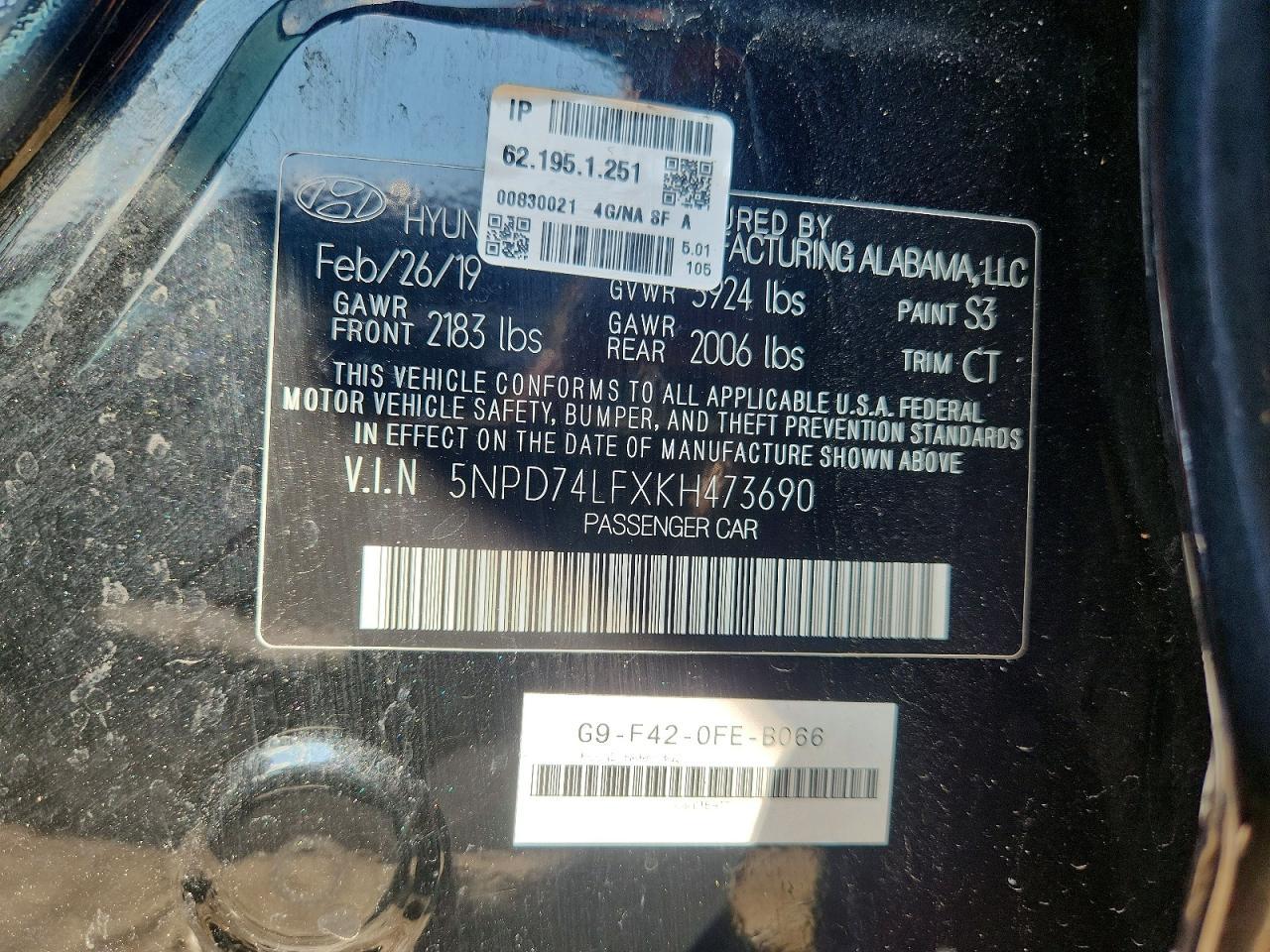 2019 Hyundai Elantra Se - zdjęcie 12