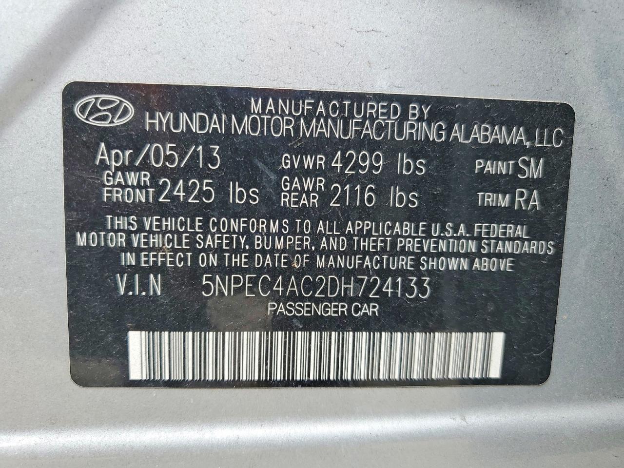 2013 Hyundai Sonata Limited - zdjęcie 12