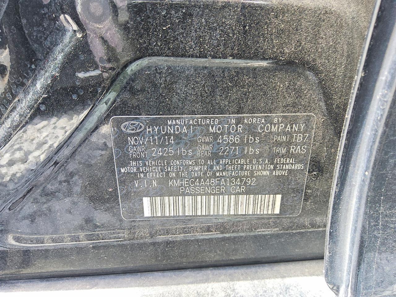 2015 Hyundai Sonata Hybrid Base - zdjęcie 12