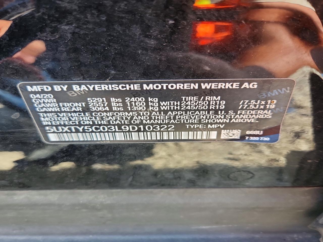 2020 BMW X3 xDrive30I - zdjęcie 13
