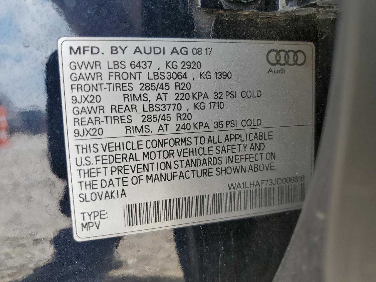 2018 Audi Q7 Premium Plus - zdjęcie 12