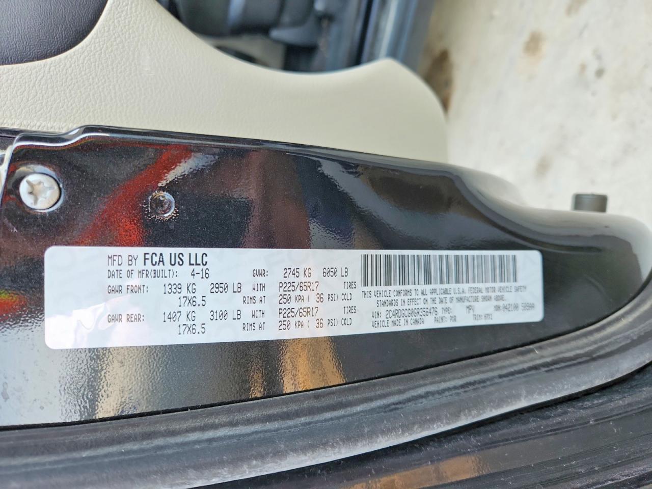 2016 Dodge Grand Caravan Sxt - zdjęcie 13