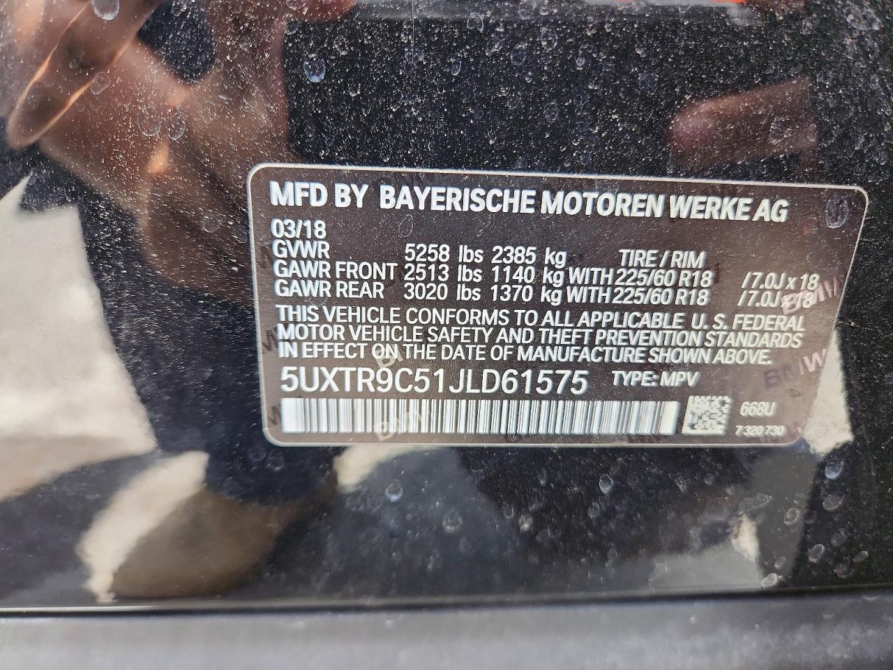 2018 BMW X3 xDrive30I - zdjęcie 14