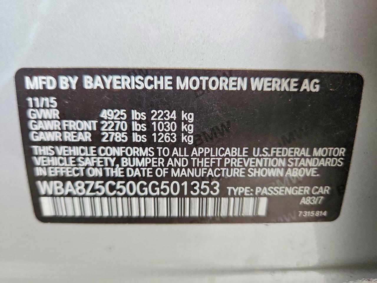 2016 BMW 328 Xigt Sulev - zdjęcie 12