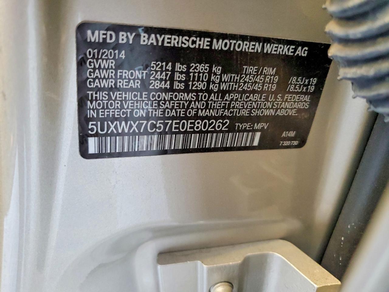2014 BMW X3 xDrive35I - zdjęcie 13