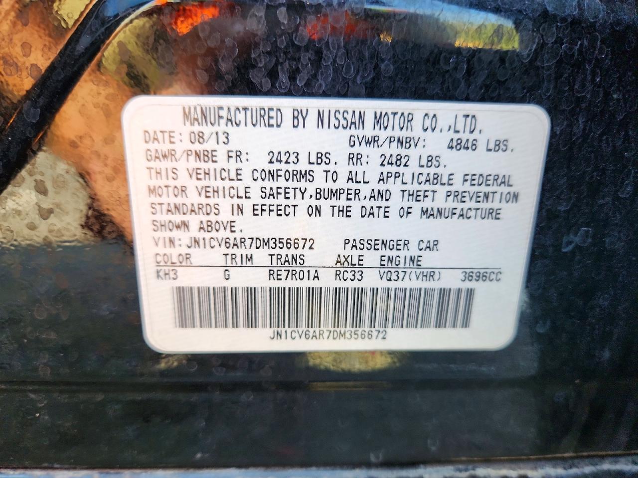 2013 Infiniti G37 Sedan X - zdjęcie 12
