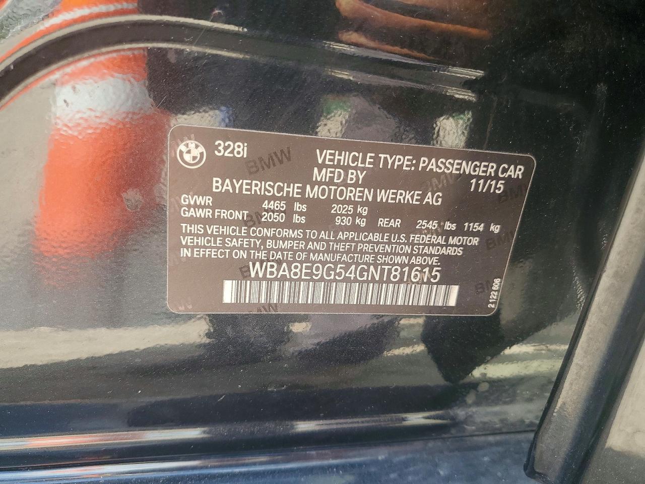 2016 BMW 328 I Sulev - zdjęcie 12