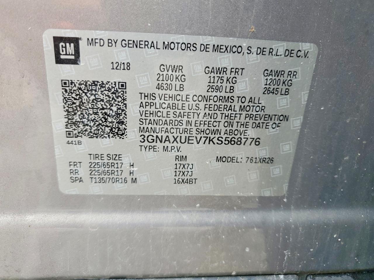 2019 Chevrolet Equinox Lt - zdjęcie 14